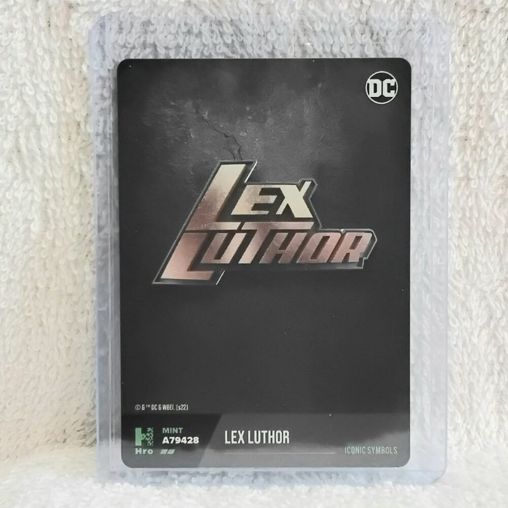 5/$20 Mint 2022 Hro Hybrid Lex Luthor DC Logo Card A79428!!